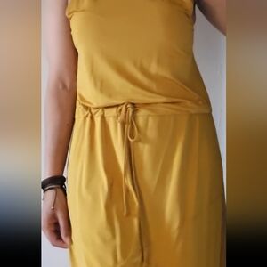 ZARA gold/yellow dress size large